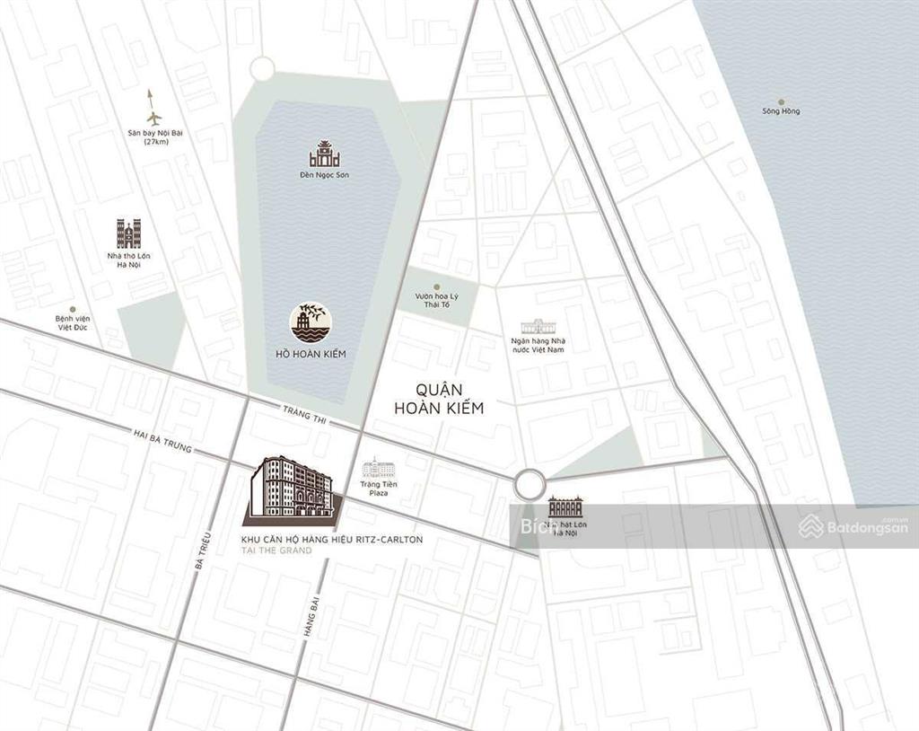 Bán suất ngoại giao căn góc siêu vip the grand hanoi, dịch vụ huyền thoại của ritz carlton. 155m2