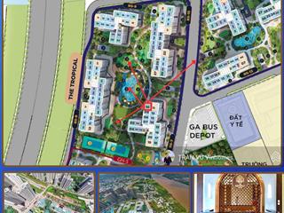 Căn 2pn + khu bs, view 2 hồ bơi và nội khu, tầng cao thoáng mát, kí trực tiếp cđt, giá chỉ 3tỷ457