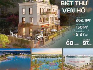 Hàng đặc biệt, biệt thự ven hồ trung tâm swan lake, giới hạn 97 căn, tặng xe vf7, giá chỉ 17,8 tỷ