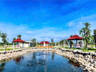 Bán nhanh lô đất view hồ cá koi tại quảng trường trung tâm 10.000m2 kđt alana city, 980 triệu/ nền