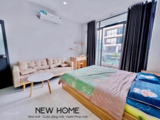 Căn hộ 1 phòng ngủ 45m2 có ban công ngay chợ bà chiểu bình thạnh có máy giặt riêng