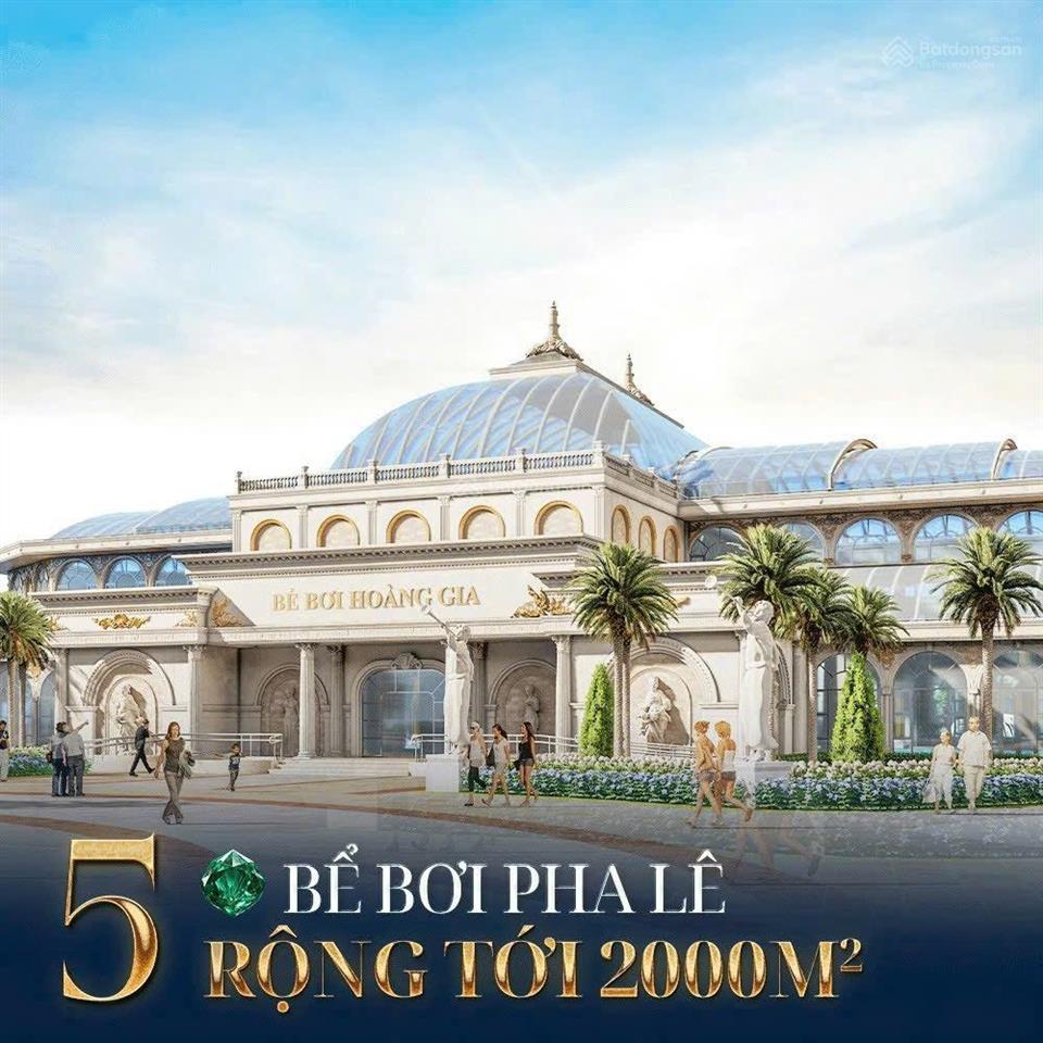 Biệt thự dát vàng mà giá chỉ loanh quanh 85 triệu/m2 tại phân khu hoàng gia, vinhomes vũ yên