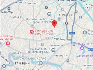 Ngộp bank bán gấp tòa building cạnh hàng xanh dt 9x36m  6t  hđt 380tr  giá về 32 tỷ tl quá rẻ