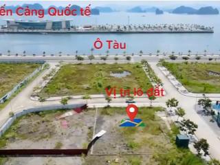 Lô góc 2 mt đi bộ ra ô tàucảng quốc tế ao tiên, dt 1014.86m2, đông nam