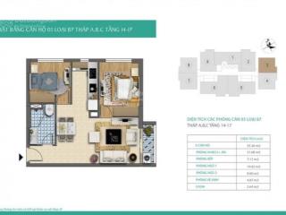 Bán căn 2pn, 2wc 43 triệu/m2, dt 68m2 cc bid residence, tố hữu, la khê, hà đông, view công viên đẹp