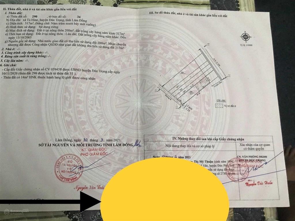 Bán đất 2 mt ql 28b đức trọng, lâm đồng, 10 x 50m, (200)m2 tc, giá 3,8 tỷ