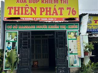 Bán nhà shr. cấp 4 mặt tiền đường liên khu 2  5. q12..dt 4x22m mt kd buôn bán mọi thư...