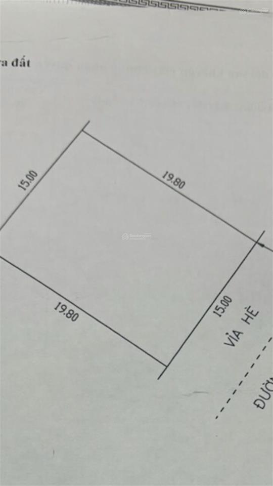 Cần bán lô đường thăng long dt 297m2 (15x19,8m) giá bán 75 tr/1m2. 0912 777 ***