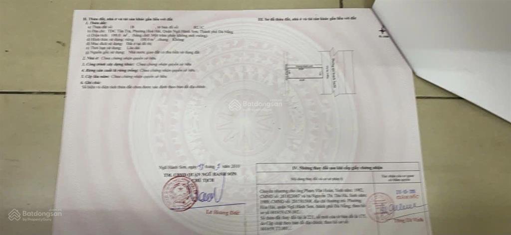 Bán lô nguyễn bá ngọc kẹp cống sát việt bắc dt 100m2(5x20m) giá bán 4ty2 có bớt  0914 433 ***.