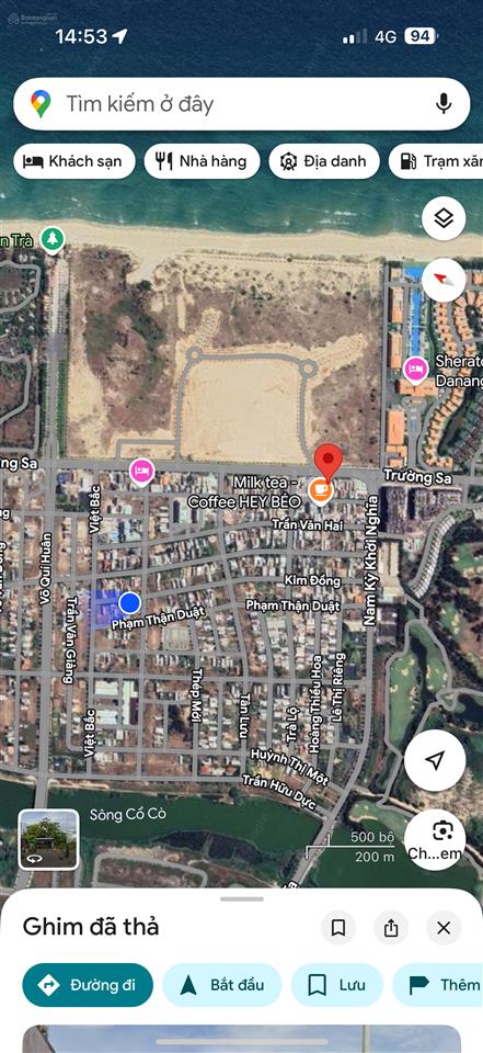 Bán cặp trường sa dt 200m2 (10x20m) cách căn hộ 36 tầng chưa đến 200m2, giá 26 tỷ.  0914 433 ***