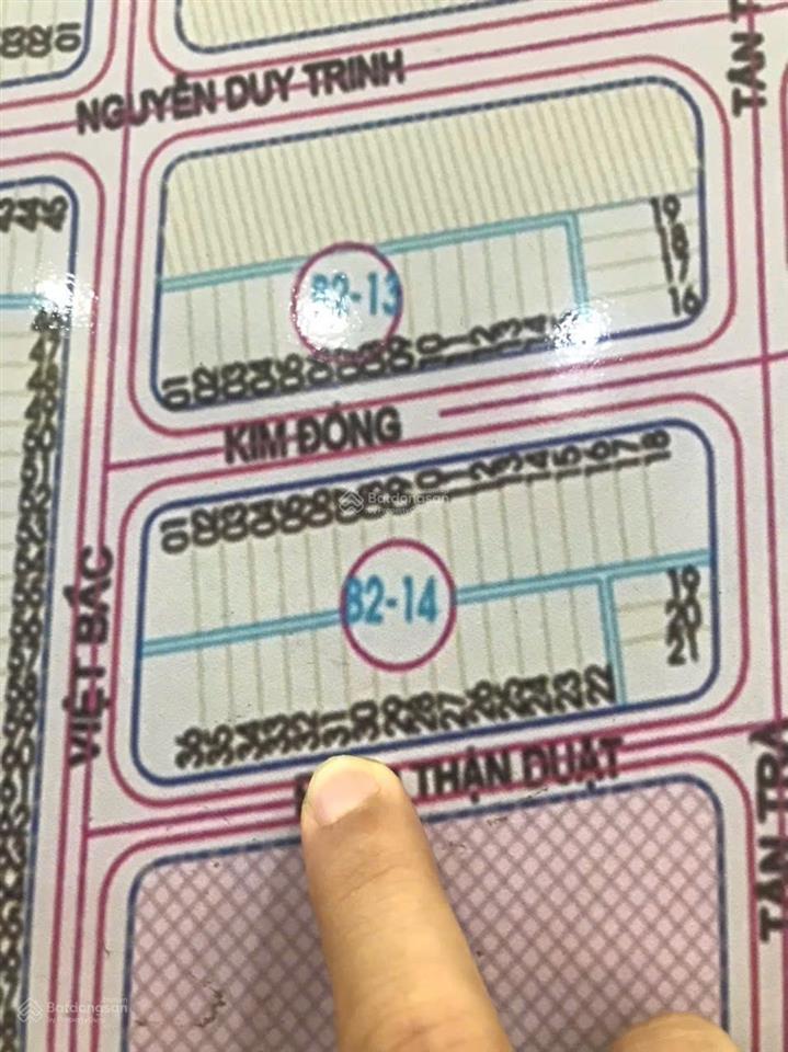 Bán lô phạm thận duật dt 100m2(5x20m) sạch đẹp giá bán 4ty7 giá có thương lượng. 0912 777 ***.