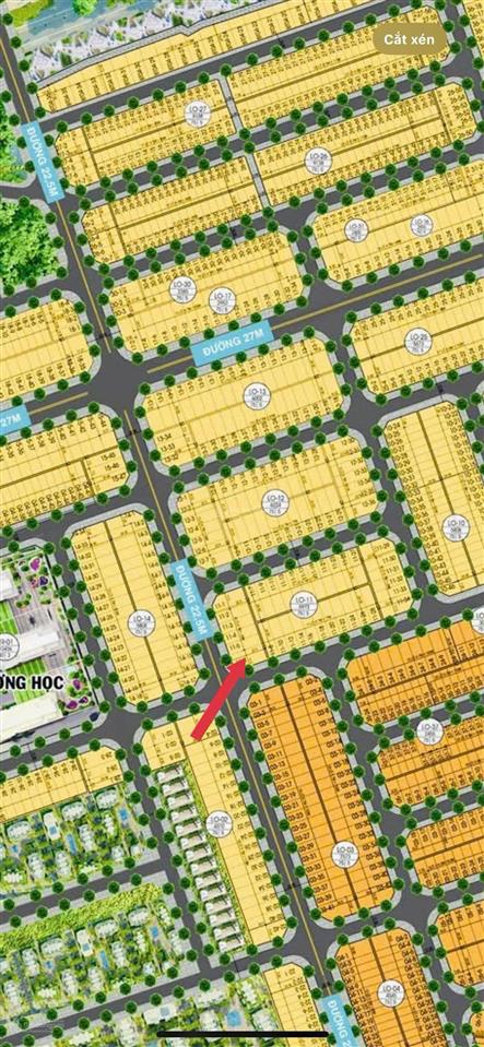 Bán lô góc đường 10 và đường 7 khu số 4 trục thông fpt dt 235m2 (11 x 22,5m) giá bán đầu tư 9tỷ4