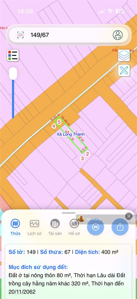 Mặt tiền đt769 bình sơn kế sân bay lt  dt 400m2 tc 80m2 giá 6,6 tỷ tl  kinh doanh thuận tiện