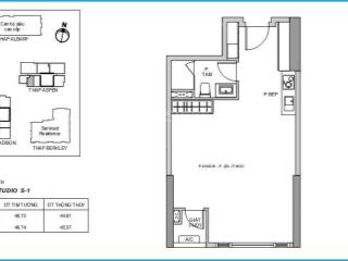 Bán căn studio  gateway thảo điền