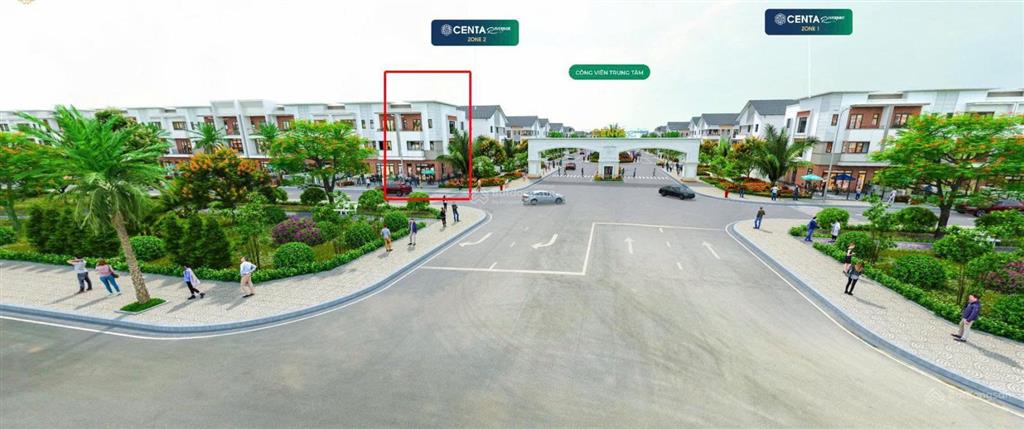 Hàng cực vip căn shophouse trục chính mt 60m góc 3 mặt tiền 184m2 ngay cổng dự án centa riverside