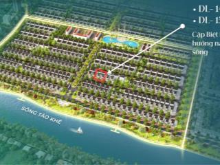 Bán cặp villa hướng nam nhìn ra sông hàng cđt centa riverside 345m2 tặng gói vay 2 năm 0% lãi suất