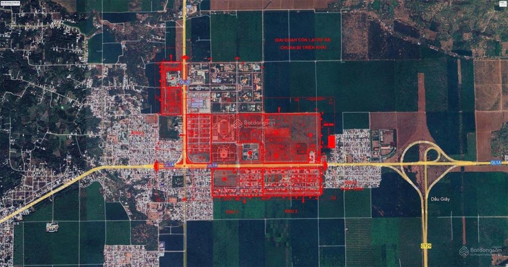 Bán đất mặt tiền quốc lộ 1a ngay tt dầu giây, tỉnh đồng nai, 100m2, giá 1,9 tỷ