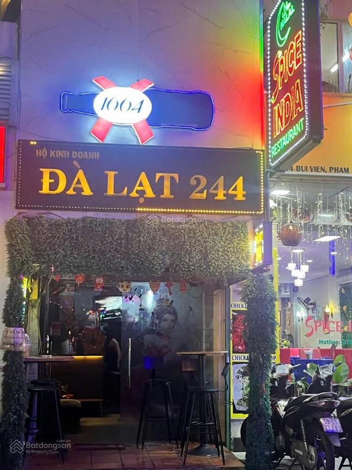 Giảm 3 tỷ mặt tiền phố tây bùi viện, quận 1