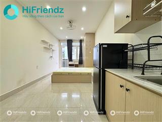 Căn hộ studio ban công full nội thất, máy giặt riêng, được nuôi pet, gần đại học ueh q10
