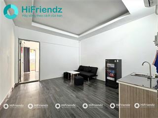 Cho thuê căn hộ 1 phòng ngủ ban công 40m2 full nội thất, 3 người 2 xe, gần đại học bách khoa