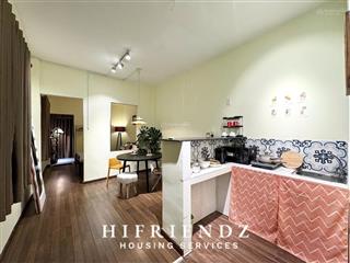 Căn hộ 1pn ban công style vintage decor cực xinh, full nội thất, mới 100%, gần cầu ông lãnh q1