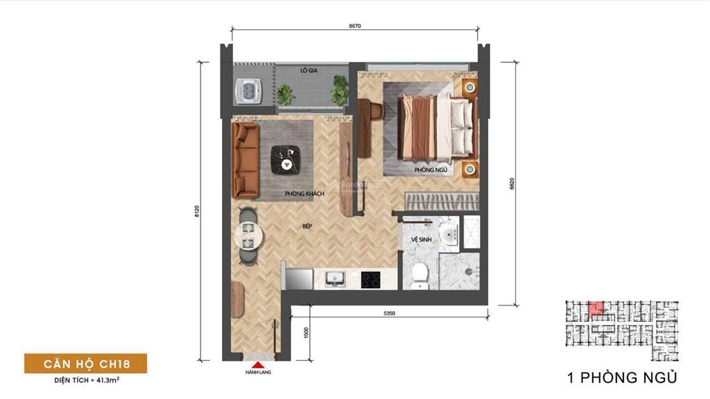 Độc quyền căn 1pn + 1 view trực diện sông hàn  mặt phố lê duẩn đà nẵng
