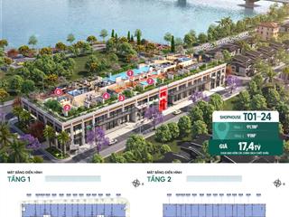 Còn 1 căn shop khối đế ponte duy nhất, vốn bỏ ra 25%, hỗ trợ 0% lãi suất 24 tháng