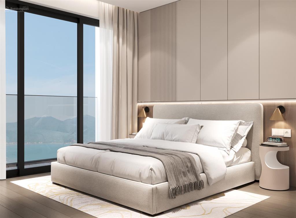 Căn 1pn times square 46,88m2  view trực diện biển mỹ khê, dt cho thuê 20  30 tr/tháng