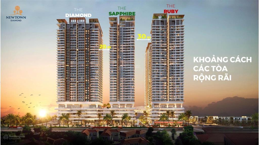 Nổi bật căn 3pn newtown view trực diện biển, sở hữu lâu dài, ck 12%