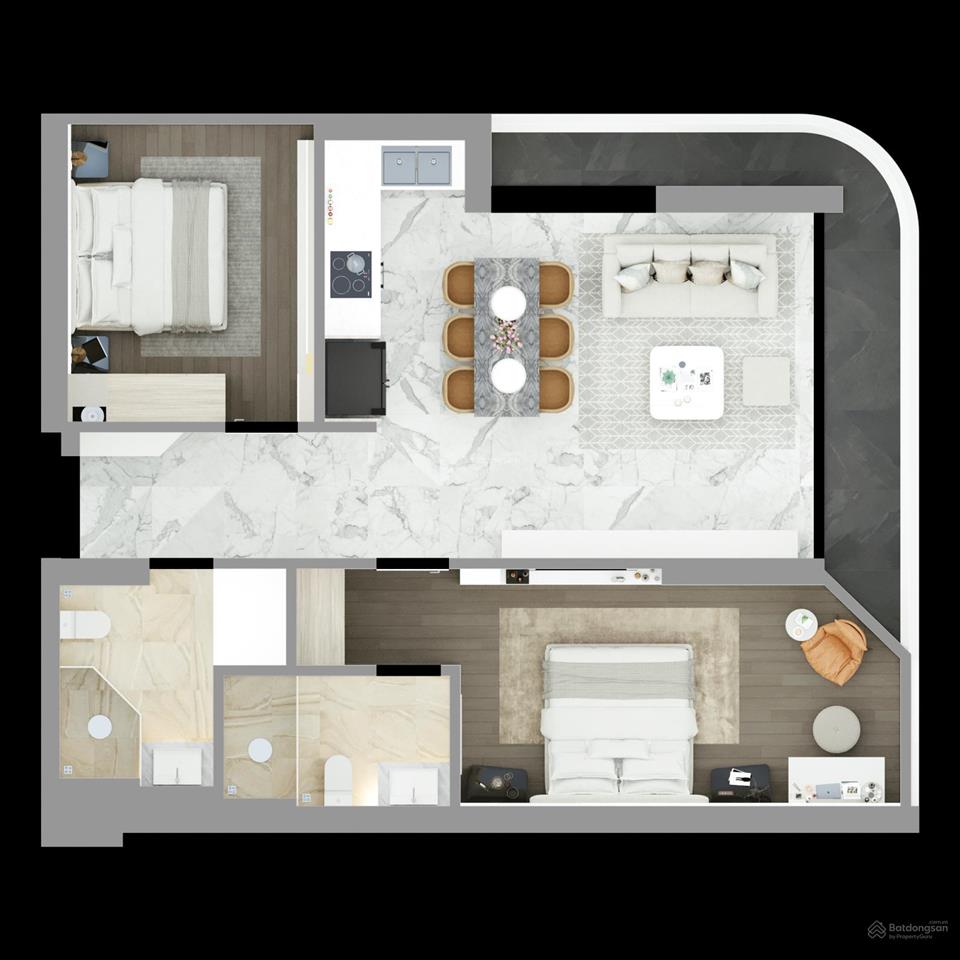 Căn hộ 2pn 85m² view biển mỹ khê  sở hữu lâu dài, vốn bỏ ra chỉ 15%, 0% ls 12 tháng