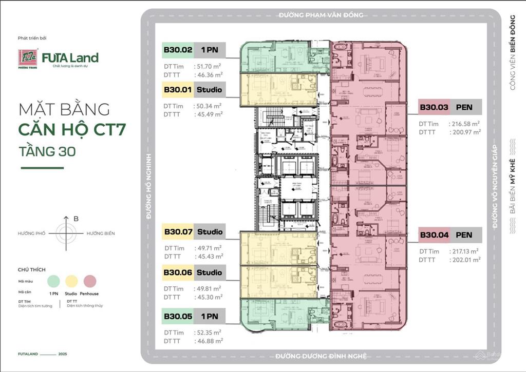 Siêu phẩm riêng penthouse times square đà nẵng  tuyệt tác đỉnh cao bên bờ biển mỹ khê