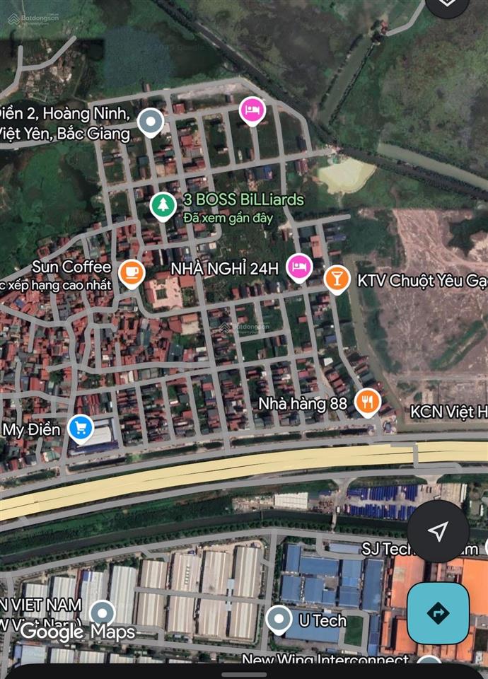 Đất kinh doanh dịch vụ mi điền, nếnh trung tâm 3 khu công nghiệp lớn việt hàn, đình trám, vân trung