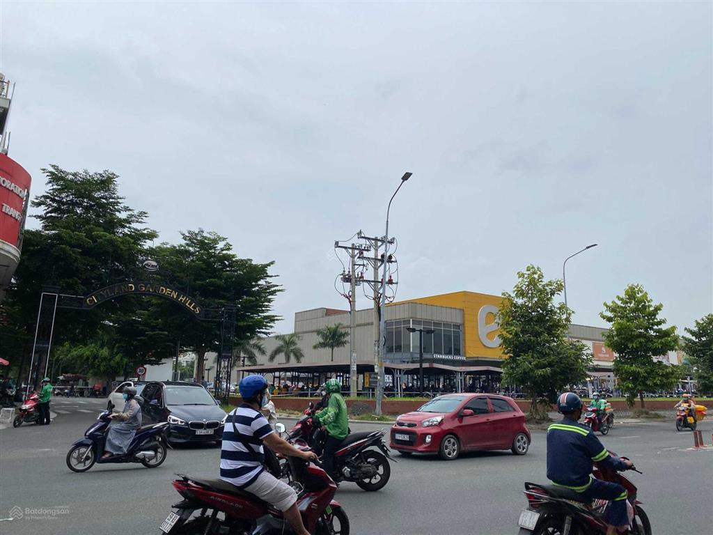 Bán biệt thự góc 2 mặt tiền khu cityland garden phường 5, dt 9,7 x 21m nhà có thang máy