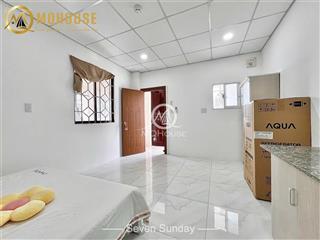Căn hộ studio, cửa sổ thoáng, tháng máy, hầm xe, hoàng hoa thám, bình thạnh
