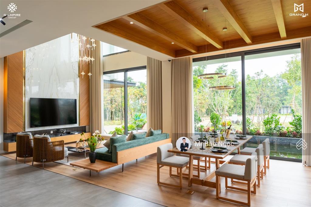 Bán căn biệt thự view suối khu b xanh villas  full nội thất  giá tốt