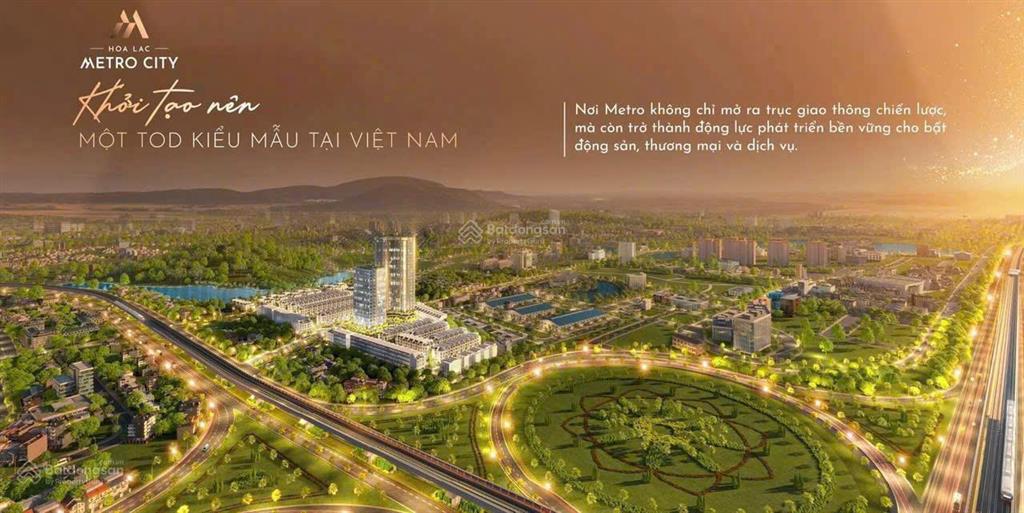 Căn shophouse 160m2  có 2 mặt tiền  hướng đông nam  dự án hòa lạc metro city  gđ 1 giá tốt