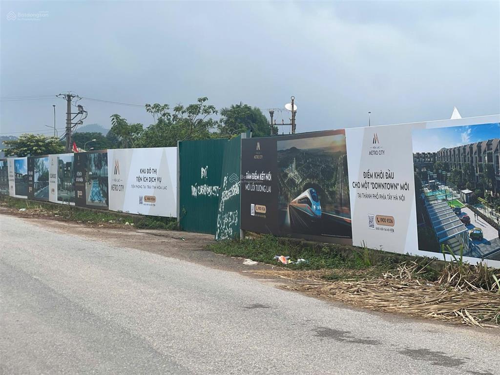 Căn shophouse 160m2  có 2 mặt tiền  hướng đông nam  dự án hòa lạc metro city  gđ 1 giá tốt