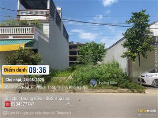 Cần bán 200m2 tđc bắc phú cát gần kđt phú cát city, cách đường đôi 30m, vị trí trung tâm tp hòa lạc