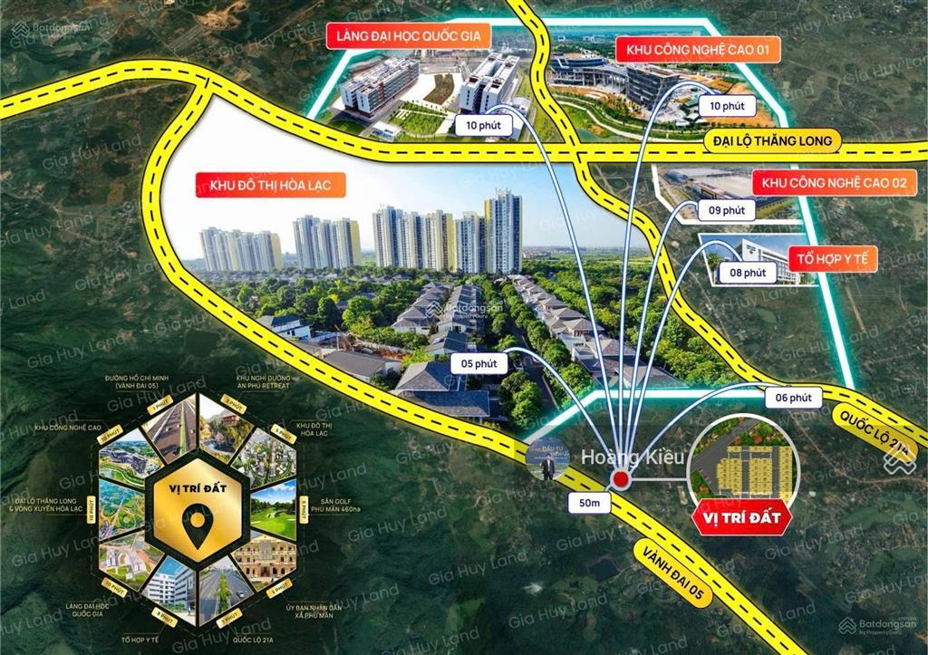 Chính chủ bán đất view hồ, gần đh quốc gia, fpt, khu cnc 1&2, tổ hợp y tế. dt 219,7m2. giá 17 tr/m2