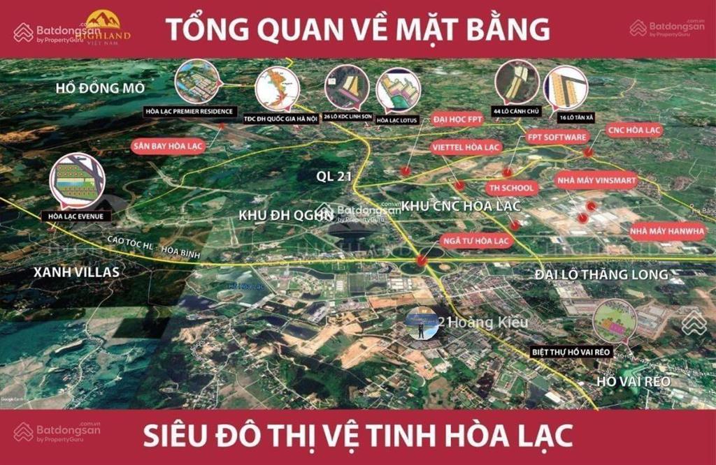 Cần bán lô đất 76,5m2 mặt đường bãi dài cách ngã 4 miễu 800m, cổng 3 đh quốc gia 800m. giá 1.58 tỷ