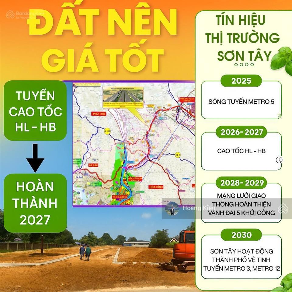 Bán gấp lô đất (giá 17,5tr/m2) diện tích 100m2 rẻ hơn thị trường 300tr. đất p.tùng thiện, tp hà nội