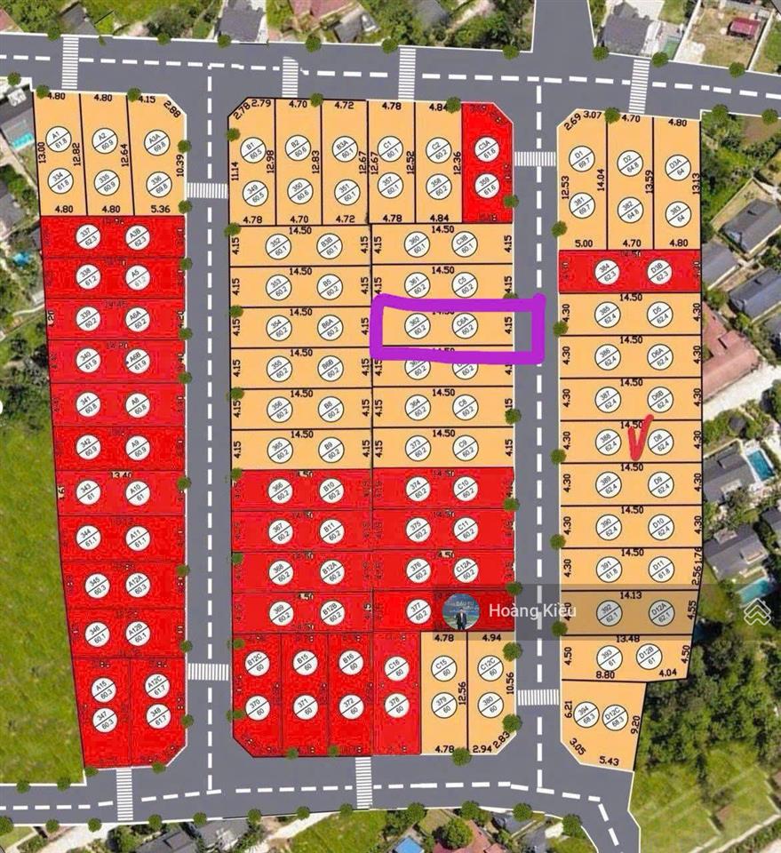 Cần bán gấp lô đất gần hồ đồng mô dt 62,1m2 gần bt sinh thái phan thị, rẻ nhất khu vực. giá 1.55tỷ