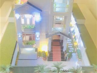 Bán biệt thự dương quảng hàm, kế bên cityland p.5, dt 252m2, ngang 11x25m, 4 tầng, hầm, thang máy