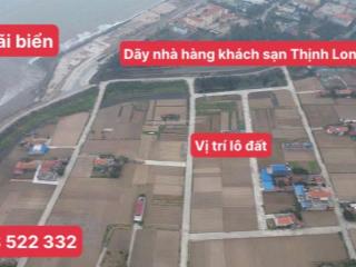 Từ 9  16tr/m2 tôi muốn bán lô đất cách biển 50m, cạnh khu nghỉ dưỡng du lịch thịnh long