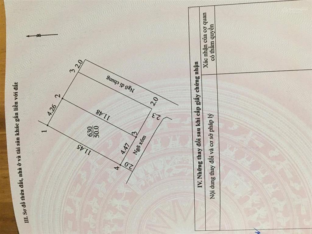 Bán 50m2 đất f0 chúc lý, chương mỹ 50m giá tốt nhất phường