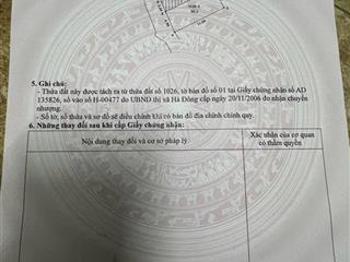 Bán đất dương nội hà đông gần aeon hà đông! view hồ cực thoáng 50m2 mặt tiền 4,58m