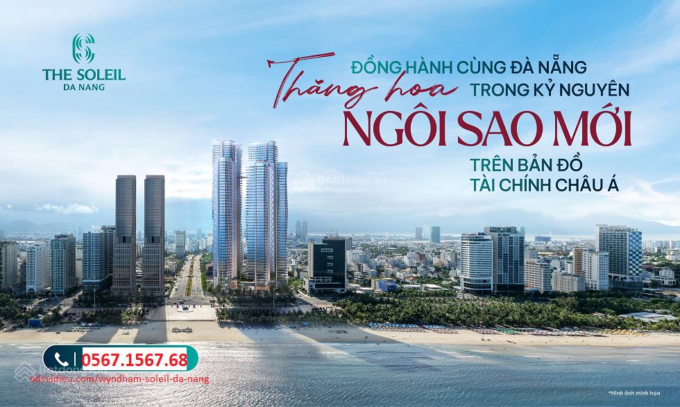 Đón đầu dự án tháp tài chính quốc tế  mua ngay căn hộ wyndham soleil view biển mỹ khê đà nẵng