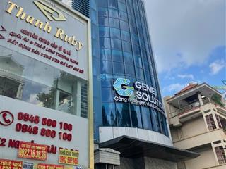 Cực sốc!chỉ 32 tỷ bán gấp toà nhà mặt tiền quang trung gò vấp dt 7x25m hầm 6 tầng hđt 120 triệu/th