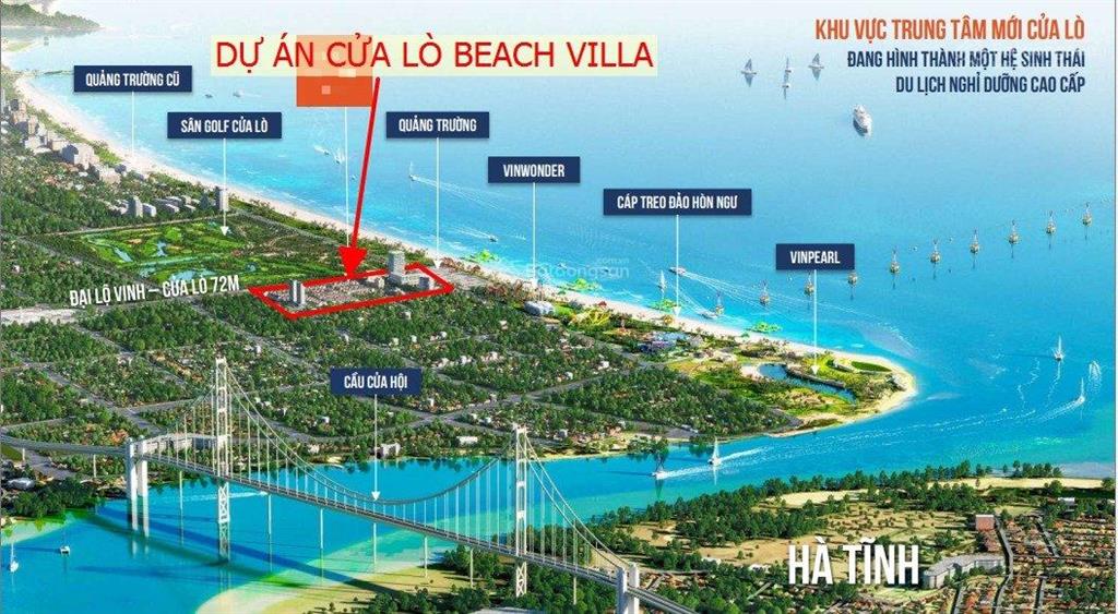 Cửa lò bãi tắm lý tưởng nhất vn giá 40,x triệu/m2 nhà vườn, biệt thự cửa lò beach villa