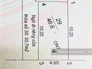 Bán đất bát khối đông dư ô tô tránh kinh doanh tốt 46,6m2 mặt tiền hậu 4,6m vừa miếng giá hơn 6 tỷ